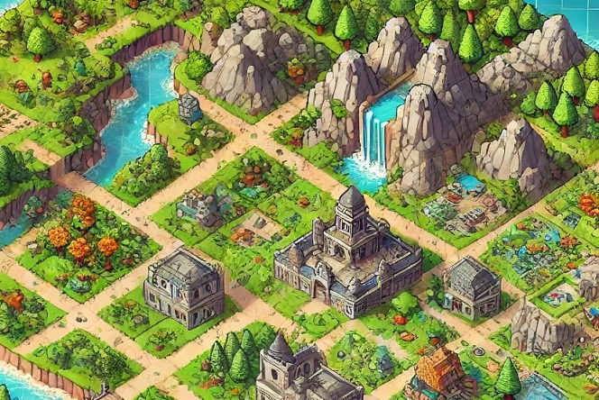 2D tilemap illustration 2D tilemap illustration