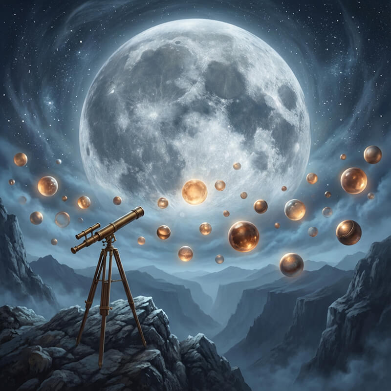 Surrealism style AI generated image example