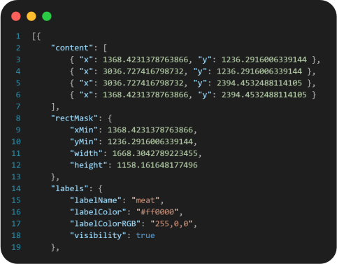 ML-Ready JSON Output