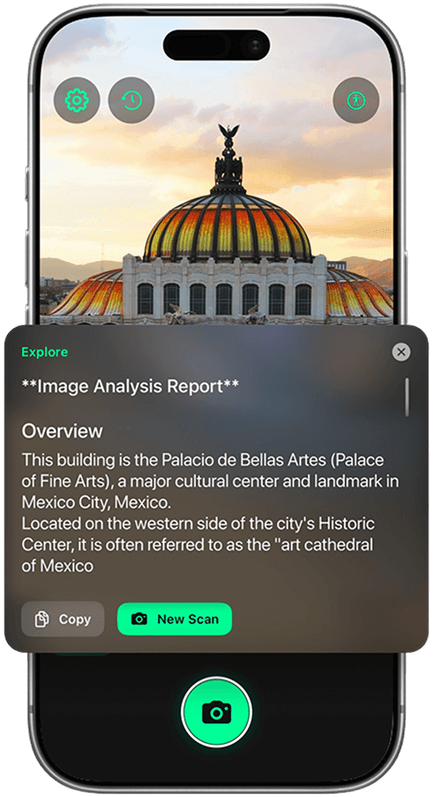 World Lens app recognizing the Colosseum in Rome